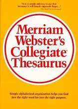 Cover art for Merriam Webster's Collegiate Thesaurus