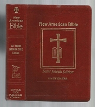 Cover art for New American Bible - St Joseph Medium Size Edition - Illustrated T-609 - Leather Bound