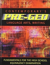 Cover art for Contemporary's Pre-Ged Language Arts, Writing (Pre-GED Satellite Book)