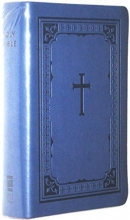 Cover art for NIV Zondervan Compact Pocket Bible Blueberry/Blue Italian Duo Tone