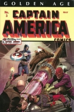Cover art for Golden Age Captain America Omnibus Volume 1 (Marvel Omnibus)