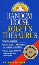 Cover art for Random House Roget's Thesaurus: Second Edition