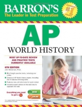 Cover art for Barron's AP World History, 6th Edition