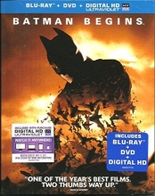 Cover art for Batman Begins Blu-ray + DVD