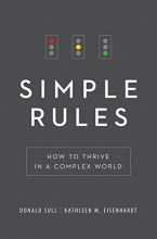 Cover art for Simple Rules: How to Thrive in a Complex World