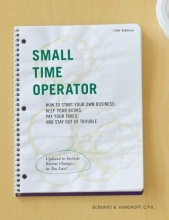 Cover art for Small Time Operator: How to Start Your Own Business, Keep Your Books, Pay Your Taxes, and Stay Out of Trouble (Small Time Operator: How to Start Your ... Keep Yourbooks, Pay Your Taxes, & Stay Ou)