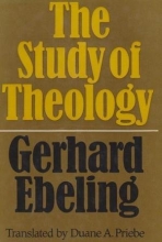 Cover art for The study of theology