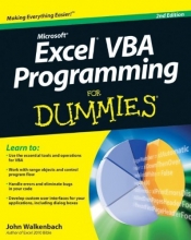 Cover art for Excel VBA Programming For Dummies