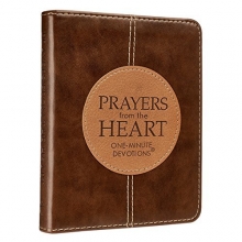 Cover art for Prayers from the Heart: One-Minute Devotions (LuxLeather)