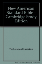 Cover art for New American Standard Bible - Cambridge Study Edition