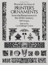 Cover art for Pictorial Archive of Printer's Ornaments: from the Renaissance to the 20th Century (Dover Pictorial Archive Series)