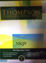 Cover art for Thompson Chain Reference Bible (Style 313) - Regular Size NKJV - Hardcover