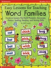 Cover art for Easy Lessons for Teaching Word Families (Grades K-2)