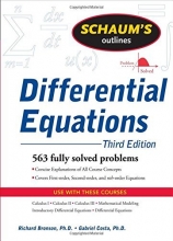 Cover art for Schaum's Outline of Differential Equations, 3ed (Schaum's Outline Series)