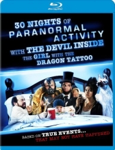 Cover art for 30 Nights of Paranormal Activity with the Devil Inside the Girl with the Dragon Tattoo Blu-ray