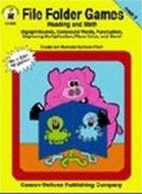 Cover art for File Folder Games, Reading and Math, Grade 2