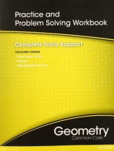 Cover art for High School Math Common-Core Geometry Practice/Problem Solving Workbook Grade 9/10