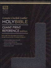 Cover art for KJV Personal Size Giant Print Ref Black Genuine Leather Cowhide Bible