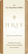 Cover art for NRSV Go-Anywhere Bible NuTone (tan/brown)