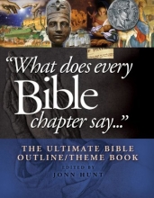 Cover art for What Does Every Bible Chapter Say . . .: The Ultimate Bible Outline/Theme Book