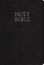 Cover art for Nelson Black Leather #334 NKJV Holy Bible - Giant Print References, Concordance, Words of Jesus, Tabbed Indexes & Map