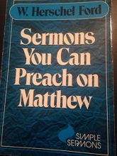 Cover art for Sermons You Can Preach on Matthew (Simple Sermons)
