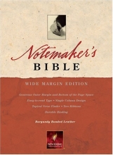 Cover art for Notemaker's Bible: NLT1: Wide Margin Edition