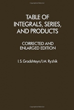 Cover art for Table of Integrals, Series and Products, Corrected and Enlarged Edition (English and Russian Edition)