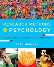 Cover art for Research Methods in Psychology: Evaluating a World of Information