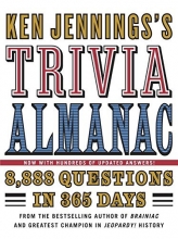 Cover art for Ken Jennings's Trivia Almanac: 8,888 Questions in 365 Days