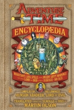 Cover art for The Adventure Time Encyclopaedia (Encyclopedia): Inhabitants, Lore, Spells, and Ancient Crypt Warnings of the Land of Ooo Circa 19.56 B.G.E. - 501 A.G.E.