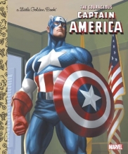 Cover art for The Courageous Captain America (Marvel: Captain America) (Little Golden Book)