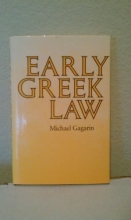 Cover art for Early Greek Law
