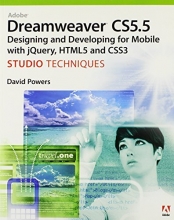 Cover art for Adobe Dreamweaver CS5.5 Studio Techniques: Designing and Developing for Mobile with jQuery, HTML5, and CSS3