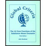 Cover art for Global Criteria: The 12 Core Functions of the Substance Abuse Counselor