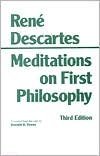 Cover art for Meditations on First Philosophy (text only) 3rd (Third) edition by R. Descartes,D. A. Cress