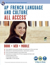 Cover art for AP French Language & Culture All Access w/Audio: Book + Online + Mobile (Advanced Placement (AP) All Access) (English and French Edition)