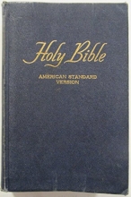 Cover art for Holy Bible, American Standard Version. Reference edition
