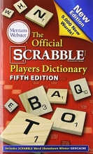 Cover art for The Official Scrabble Players Dictionary, New 5th Edition (mass market, paperback) 2014 copyright