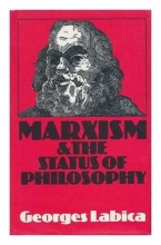 Cover art for Marxism & The Status of Philosophy (translated from the French by Kate Soper & Martin Ryle)