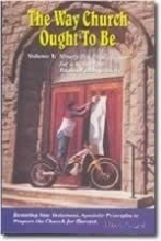 Cover art for The Way Church Ought to Be, Vol. 1: Ninety-Five Propositions for a Return to Radical Christianity