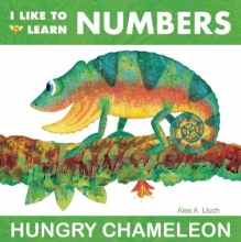 Cover art for I Like to Learn Numbers: Hungry Chameleon