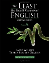Cover art for The Least You Should Know about English: Writing Skills, Form A