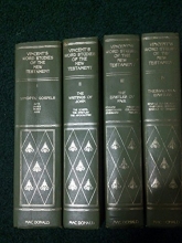 Cover art for Vincent's Word Studies in the New Testament (4 Volumes)