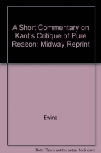 Cover art for Short Commentary on Kant's Critique of Pure Reason (Midway Reprint)