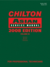 Cover art for Chilton Asian Service Manual, 2008 Edition, Volume 3 (Chilton Asian Service Manual (V1))