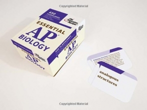 Cover art for Essential AP Biology (flashcards): 450 Flashcards with Need-To-Know Terms for Key AP Biology Subject Areas (College Test Preparation)