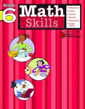 Cover art for Math Skills: Grade 6 (Flash Kids Harcourt Family Learning)