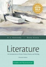 Cover art for Literature: An Introduction to Fiction, Poetry, Drama, and Writing, MLA Update Edition (13th Edition)