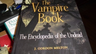 Cover art for The Vampire Book (The Encyclopedia of the Undead)